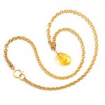 Chanel CC Teardrop necklace