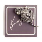 Kenneth Jay Lane Pearl Flower Brooch