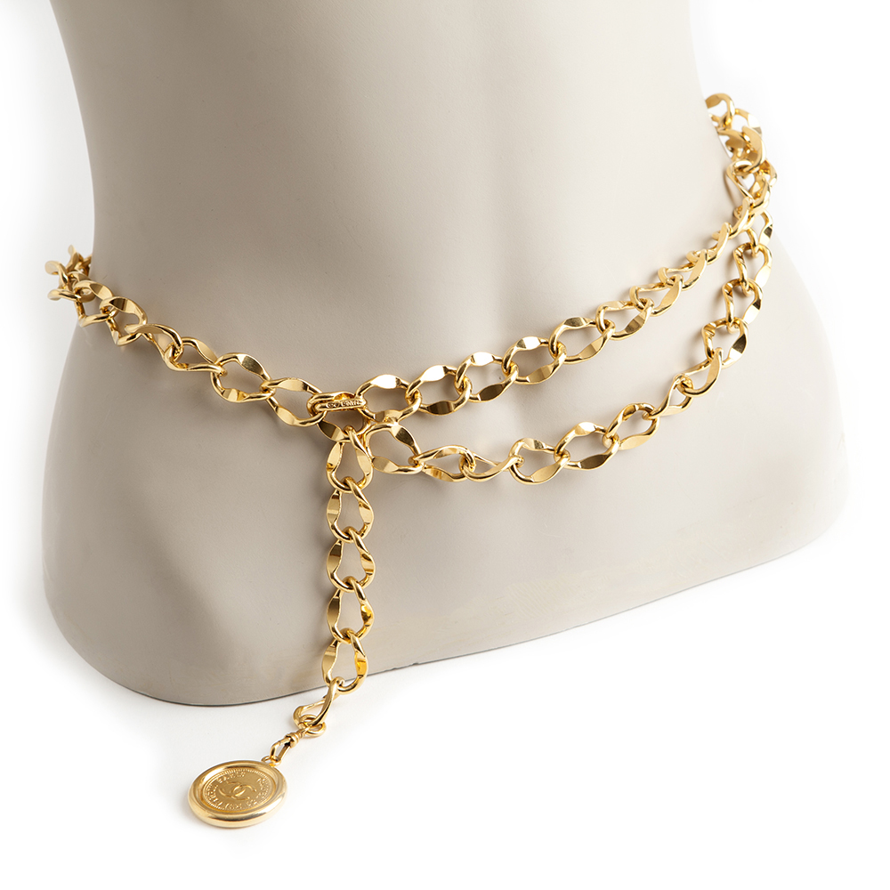 Chanel coin chain belt