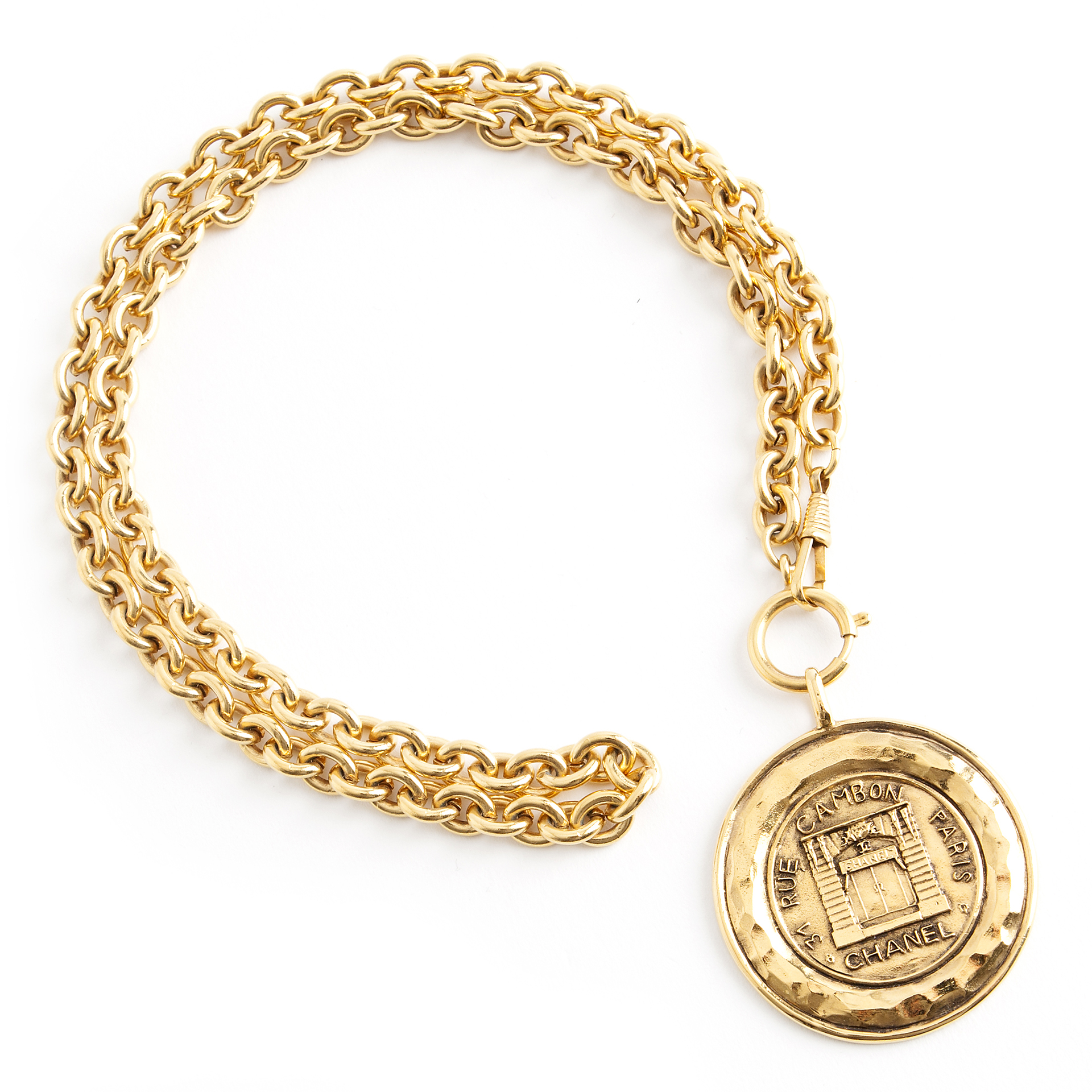 Gold Evil Eye Coin Pendant Necklace For Women - Boutique Wear RENN