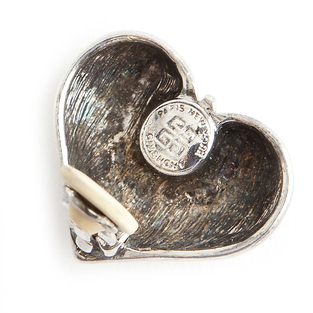Vintage Givenchy heart brooch with logo mark. Padlock heart shape pin –  eNdApPi ***where you can find your favorite designer  vintages.....authentic, affordable, and lovable....