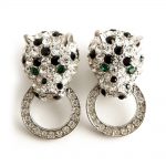 Kenneth Jay Lane Panther earrings