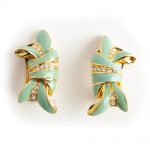 Kenneth Jay Lane bow earrings