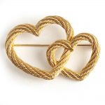 Dior Heart brooch