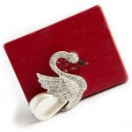 Kenneth Jay Lane Swan brooch