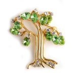 Vintage Kenneth Jay Lane Tree of Life brooch