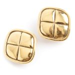 Chanel Diamanta earclips