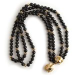 Kenneth Jay Lane Capricorn Black necklace