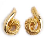 Christian Dior Curly earclips