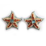 Kenneth Jay Lane Seastar Multi earrings
