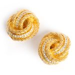 Christian Dior Twist earrings