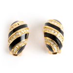 Chr. Dior Stripe earrings