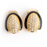 Christian Dior Half Circle earrings