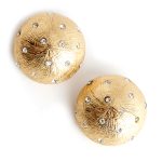 Christian Dior Dot earclips