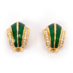 Chr. Dior Emerald clips