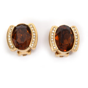 Chr. Dior Topaz earrings