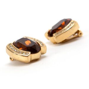 Chr. Dior Topaz earrings - Image 3