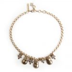 Oscar de la Renta Egyptian scarab necklace