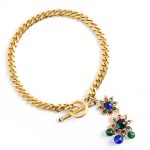 Shakira Caine Sunflower pendant necklace